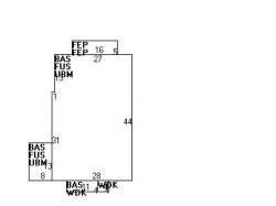 12 Whittemore Rd, Newton MA  02458-2106 floor plan