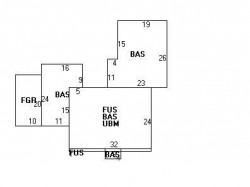 116 Winslow Rd, Newton MA  02468-1741 floor plan