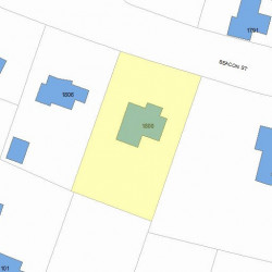 1800 Beacon St, Newton MA 02468-1434 plot plan