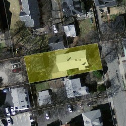 14 Glenmore Ter, Newton MA 02461-1509 aerial view