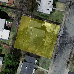 63 Hatfield Rd, Newton MA  02465-1228 aerial view