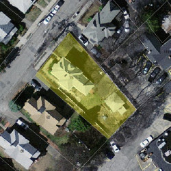 78 Floral St, Newton MA  02461-1523 aerial view