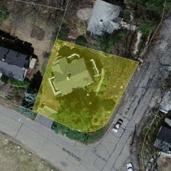 150 Islington Rd, Newton MA 02466-1010 aerial view