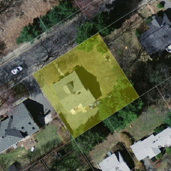 66 Goddard St, Newton MA  02461-1918 aerial view