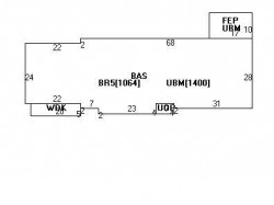 16 Pine Ridge Rd, Newton MA 02468-1606 floor plan