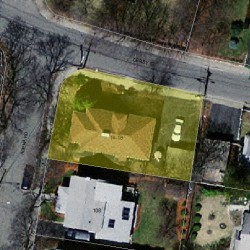 16 Derby St, Newton MA 02465-1622 aerial view