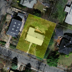59 Endicott St, Newton MA 02461-1031 aerial view