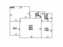 130 Fessenden St, Newton MA 02460-1132 floor plan
