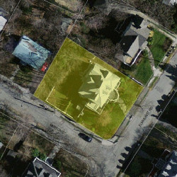 58 Elmhurst Rd, Newton MA 02458-2233 aerial view