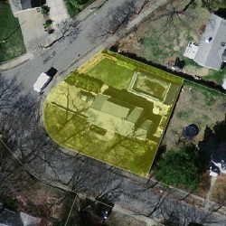 111 Charlemont St, Newton MA 02461-1909 aerial view