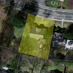 418 Woodward St, Newton MA 02468-1523 aerial view