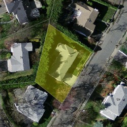 121 Deborah Rd, Newton MA 02459-2866 aerial view