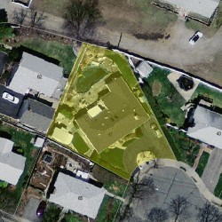 47 Anthony Rd, Newton MA  02460-1137 aerial view