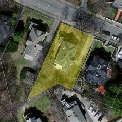 26 Woodbine St, Newton MA 02466-1809 aerial view