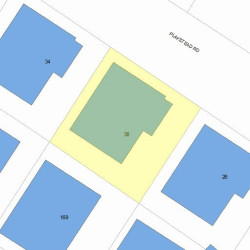 30 Playstead Rd, Newton MA 02458-2125 plot plan