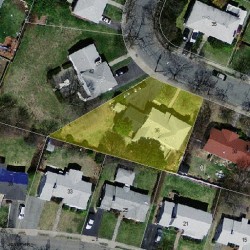 36 Anthony Cir, Newton MA  02460-1110 aerial view