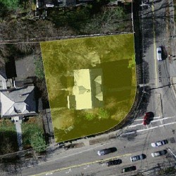 251 Grant Ave, Newton MA 02459-2013 aerial view