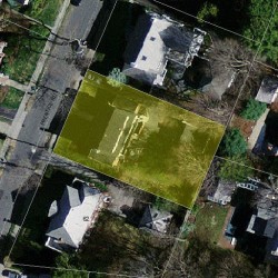 56 Prentice Rd, Newton MA  02459-1343 aerial view