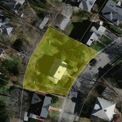 61 Marlboro St, Newton MA 02458-2442 aerial view