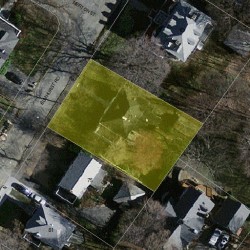 71 Elmhurst Rd, Newton MA  02458-2232 aerial view