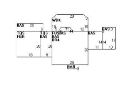 220 Greenwood St, Newton MA 02459-3043 floor plan