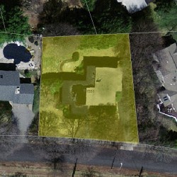 1551 Commonwealth Ave, Newton MA 02465-2800 aerial view