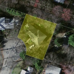 25 Shuman Cir, Newton MA  02459-2767 aerial view