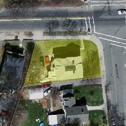 2134 Commonwealth Ave, Newton MA  02466-1903 aerial view