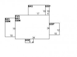 58 Oak Cliff Rd, Newton MA  02460-2326 floor plan