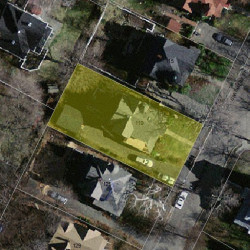 119 Grasmere St, Newton MA  02458-2212 aerial view