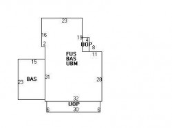 23 Fair Oaks Ave, Newton MA 02460-1216 floor plan
