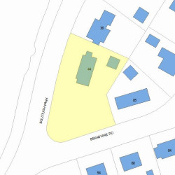 44 Bullough Park, Newton MA  02460-2479 plot plan