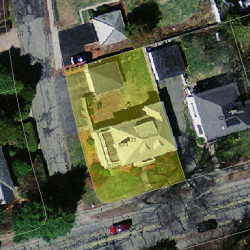 133 Homer St, Newton MA 02459-1513 aerial view