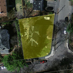 51 Fairfield St, Newton MA 02460-2127 aerial view