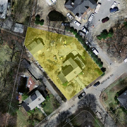 42 Howland Rd, Newton MA 02465-2938 aerial view