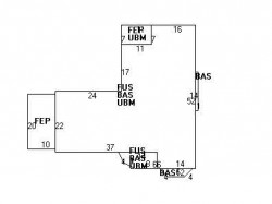 52 Byfield Rd, Newton MA 02468-1228 floor plan