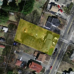 269 Lexington St, Newton MA 02466-1211 aerial view