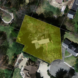 45 Bonnybrook Rd, Newton MA  02468-1001 aerial view