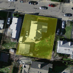 112 Pearl St, Newton MA 02458-1510 aerial view