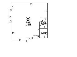 57 Perkins St, Newton MA  02465-2302 floor plan