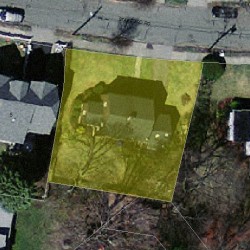 11 Stafford Rd, Newton MA  02459-1818 aerial view