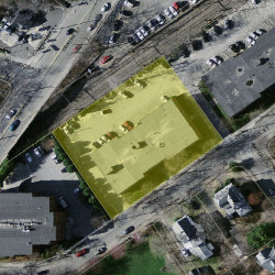 53 Paul St, Newton MA  02459-2409 aerial view