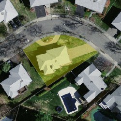 61 Nardell Rd, Newton MA  02459-2823 aerial view