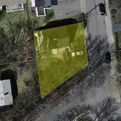 9 Gay St, Newton MA 02460-2212 aerial view
