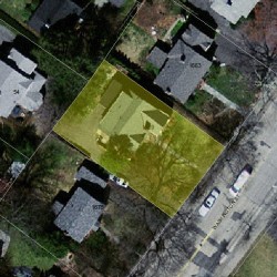 1669 Washington St, Newton MA 02465-2229 aerial view