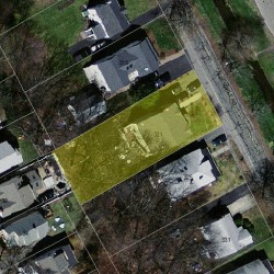 321 Albemarle Rd, Newton MA 02460-1358 aerial view