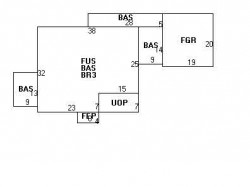43 Kingston Rd, Newton MA 02461-1013 floor plan