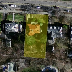 424 Commonwealth Ave, Newton MA 02459-1333 aerial view