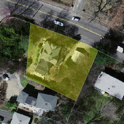 95 Dedham St, Newton MA 02461-2135 aerial view