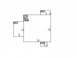 19 Rockland Pl, Newton MA  02464-1214 floor plan
